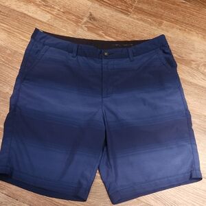 Tommy Bahama Navy Blue Flat Front Shorts